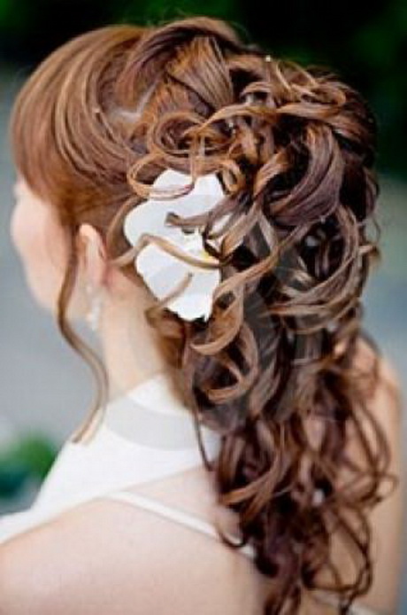 Chignon de mariée cheveux long