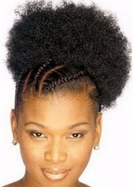 Coiffure afro femme