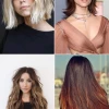 Coiffure tendance 2023 femme cheveux mi long