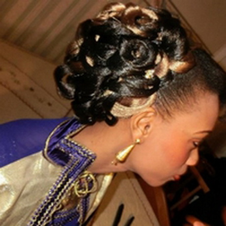 Coiffure mariage africain