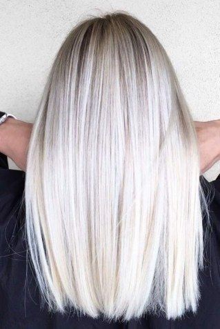 Cheveux long blond polaire