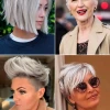 Cheveux gris court 2023
